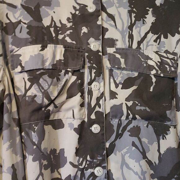 LAURIE FELT BUTTON FRONT  SWING ARMY JACKET 16 - Picture 4 of 8